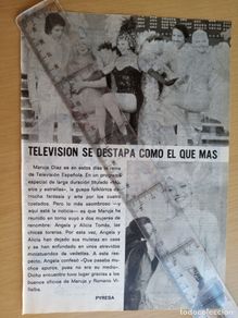 Collectionnisme de Magazine Pronto: reportaje revista pronto - maruja diaz - television destapa como el que mas -